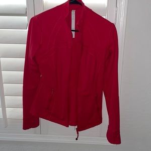 Lululemon dark red jacket size 8